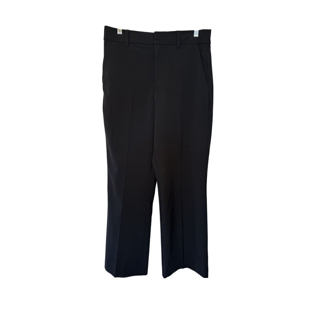 NWT Madewell Flare Ankle Pants Business Casual Black Classic Size 4 Style NO957